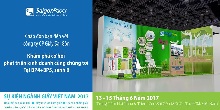 GIẤY SÀI GÒN SẼ THAM DỰ SỰ KIỆN VIETNAM PAPER 2017